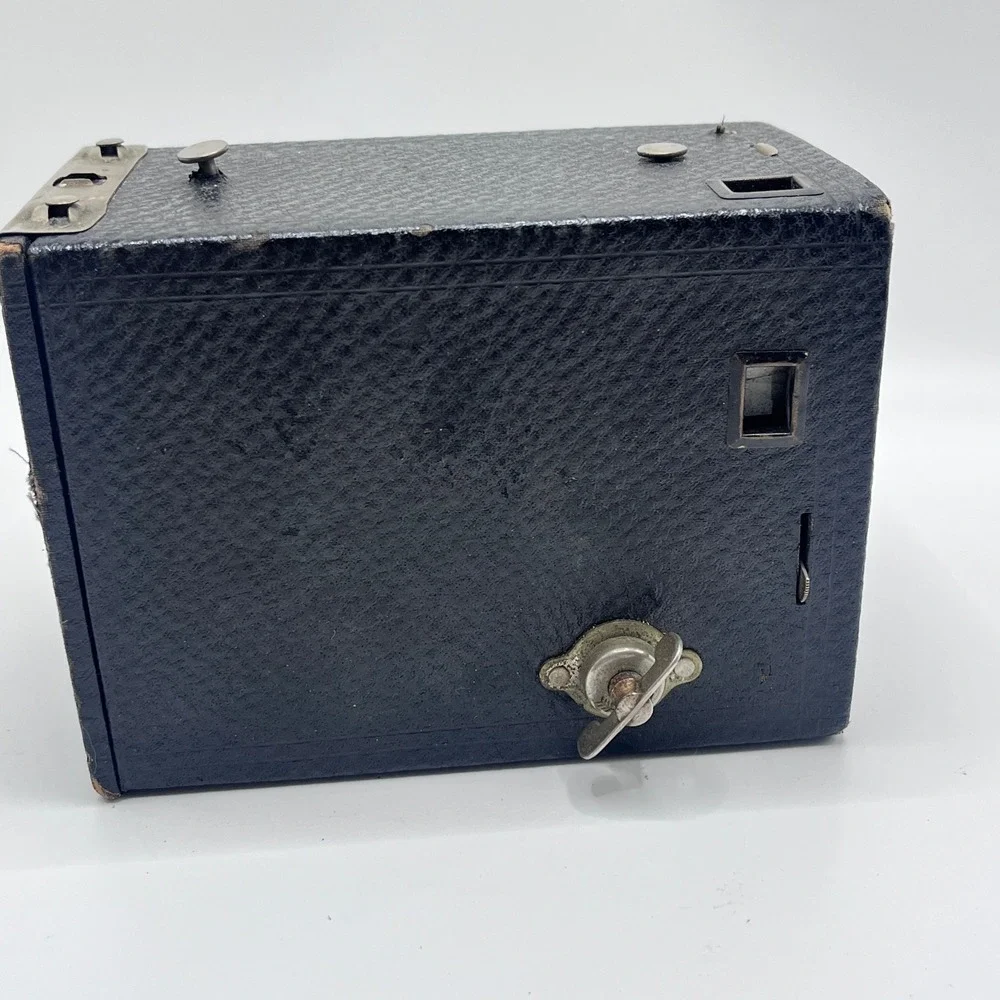 Antique Black Box Camera Vintage Photography Decor Untested Collector Item